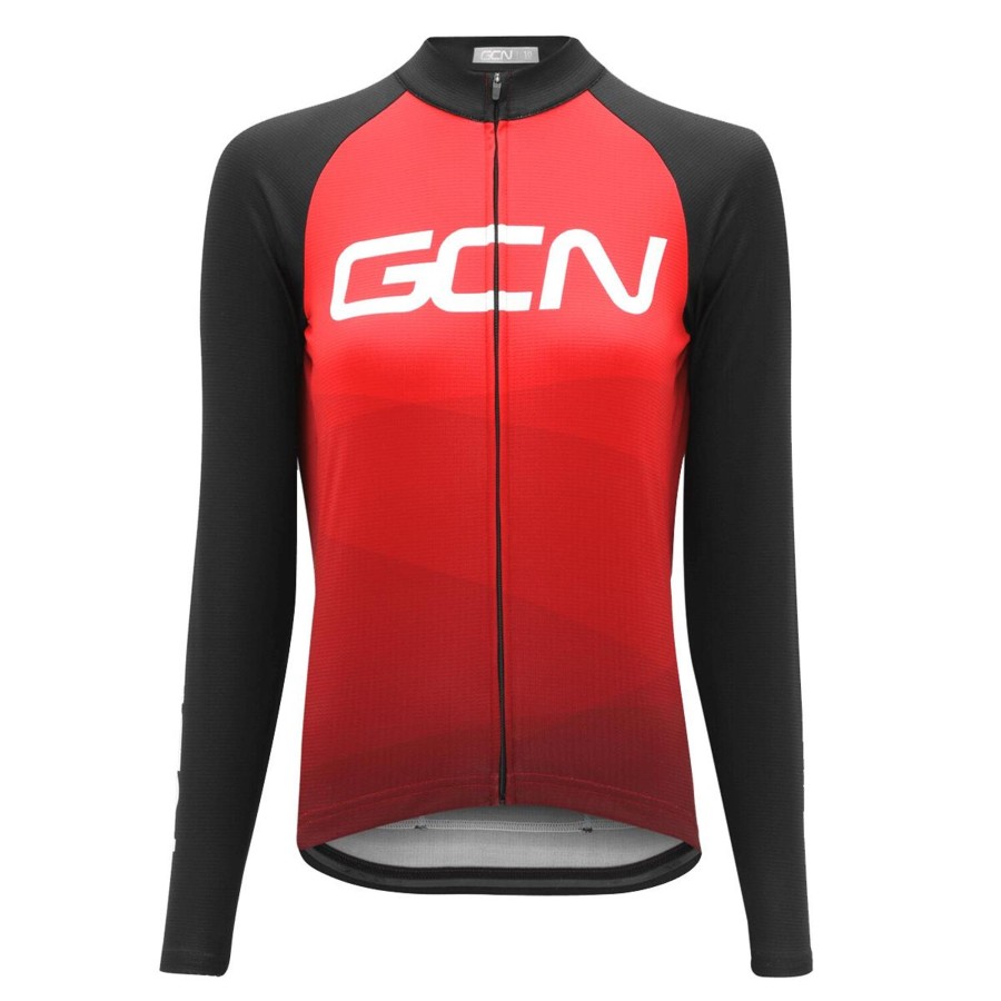 Cycling Kit GCN | Gcn Core Women'S Red Long Sleeve Jersey