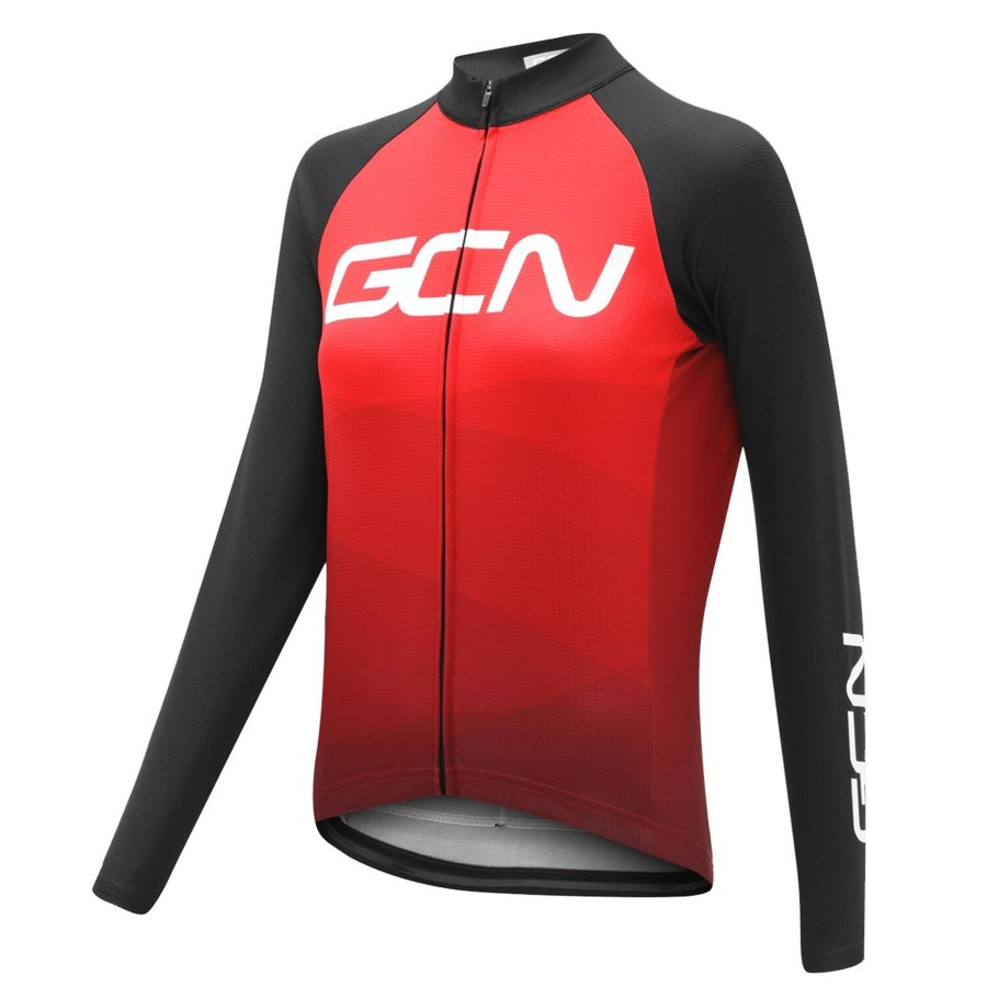 Cycling Kit GCN | Gcn Core Women'S Red Long Sleeve Jersey