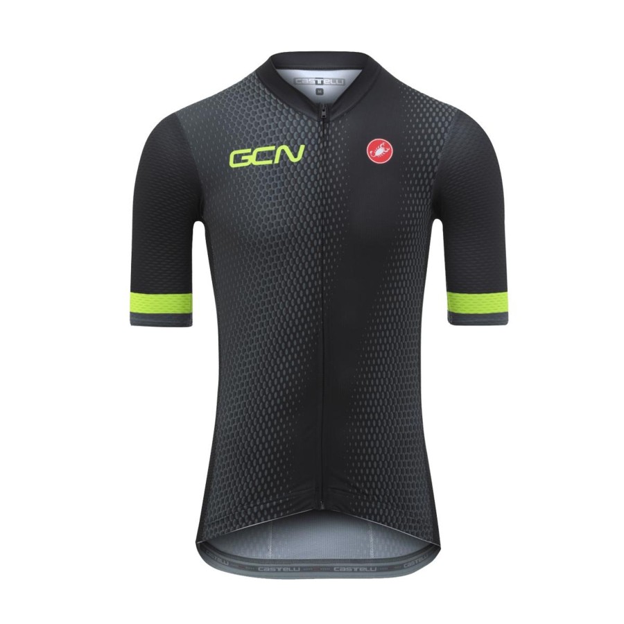 Cycling Kit Castelli | Gcn Castelli Competizione 2 Lime Stripe Jersey