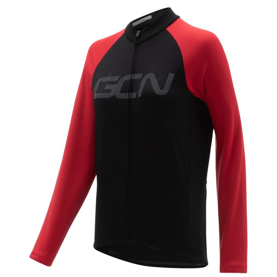 Cycling Kit Bicycle-Line | Gcn Core Women'S Black Long Sleeve Jersey