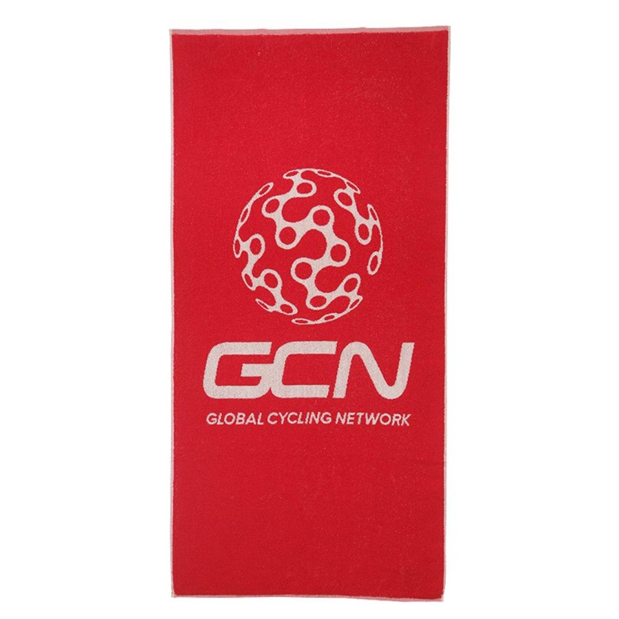 Accessories globalcyclingnetwork | Gcn Classic Premium Towel Large - Red & White