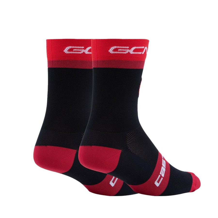 Accessories Castelli | Gcn Castelli Red Diamond Rosso Corsa Socks