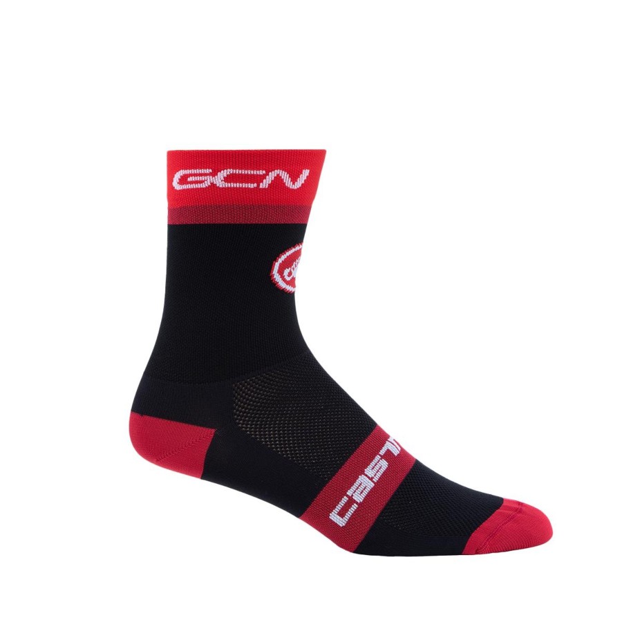 Accessories Castelli | Gcn Castelli Red Diamond Rosso Corsa Socks