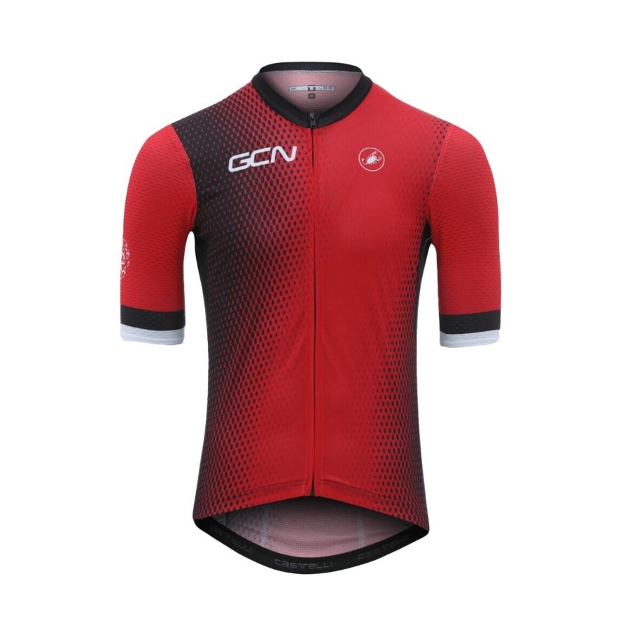 Cycling Kit Castelli | Gcn Castelli Competizione 2 Red Gradient Jersey