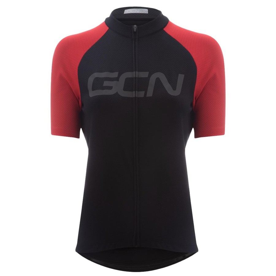 Cycling Kit Bicycle-Line | Gcn Core Women'S Black Short Sleeve Jersey