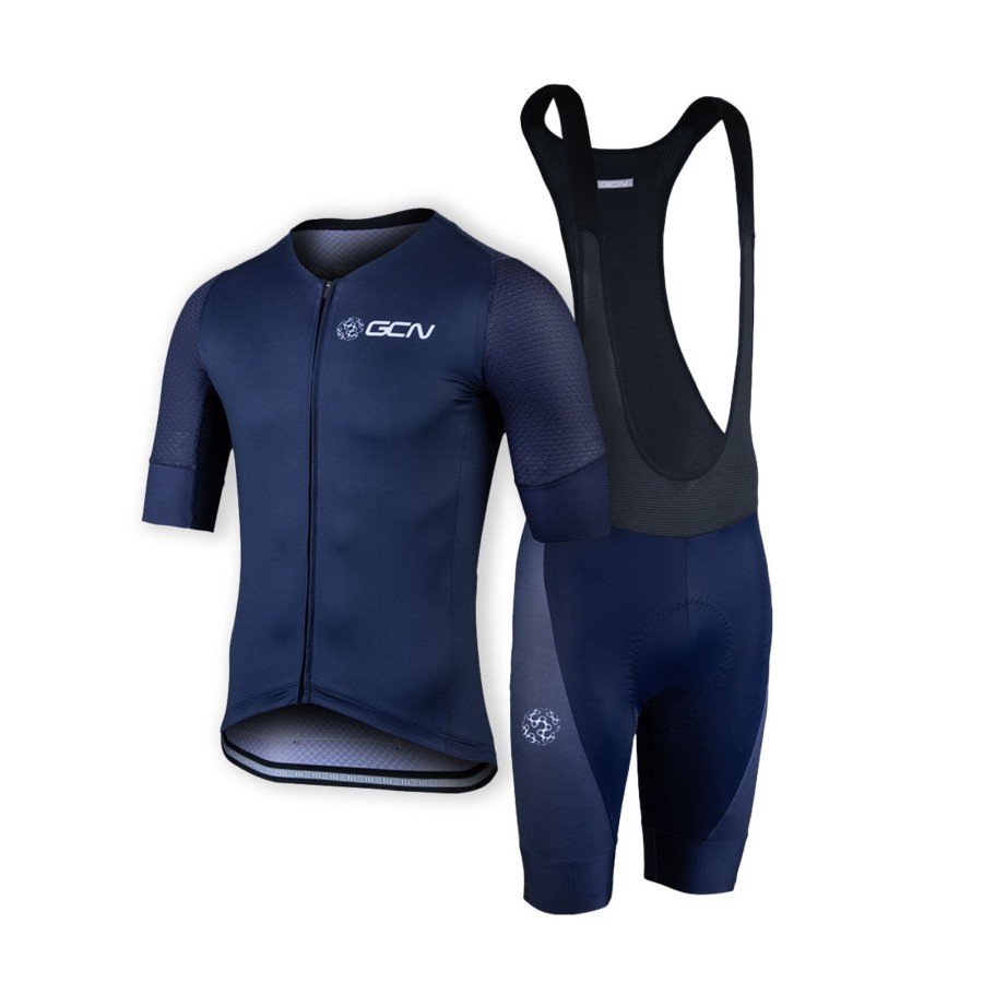 Cycling Kit globalcyclingnetwork | Gcn Core 2.0 Jersey & Bibshorts Bundle - Navy Blue