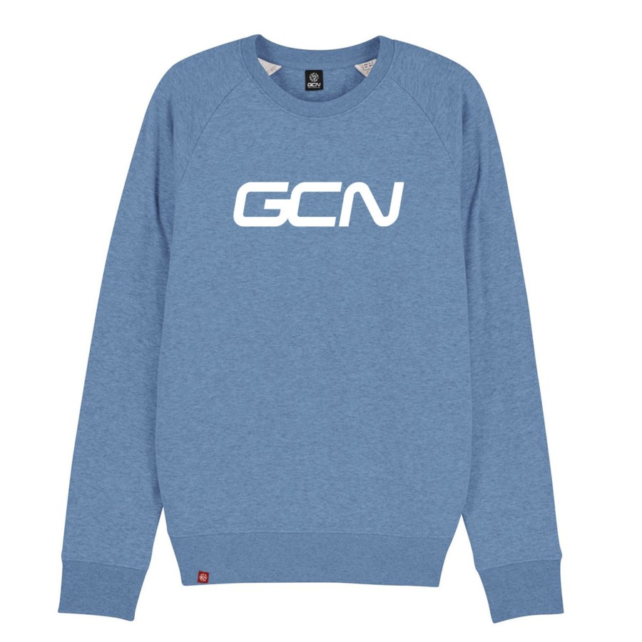 Casual Clothing Frontline | Gcn Word Logo Sweatshirt - Mid Heather Blue