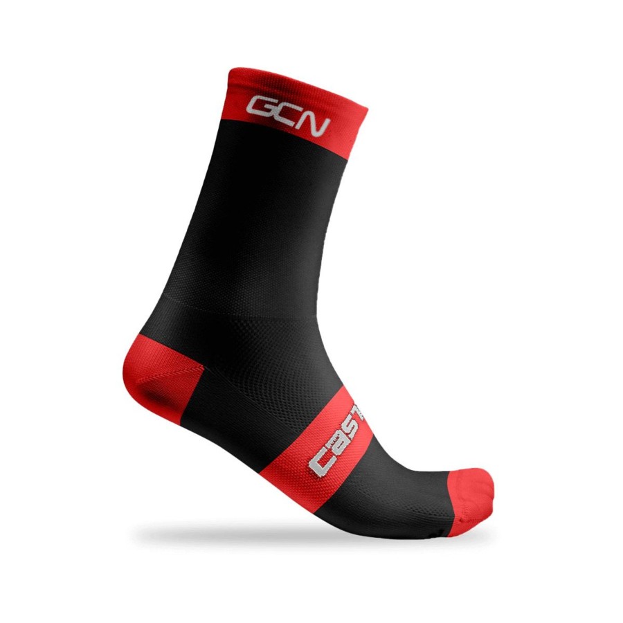 Accessories Castelli | Gcn Castelli Rosso Corsa Cycling Socks