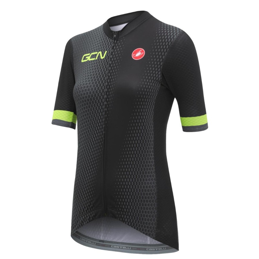 Cycling Kit Castelli | Gcn Castelli Women'S Competizione 1 Lime Stripe Jersey